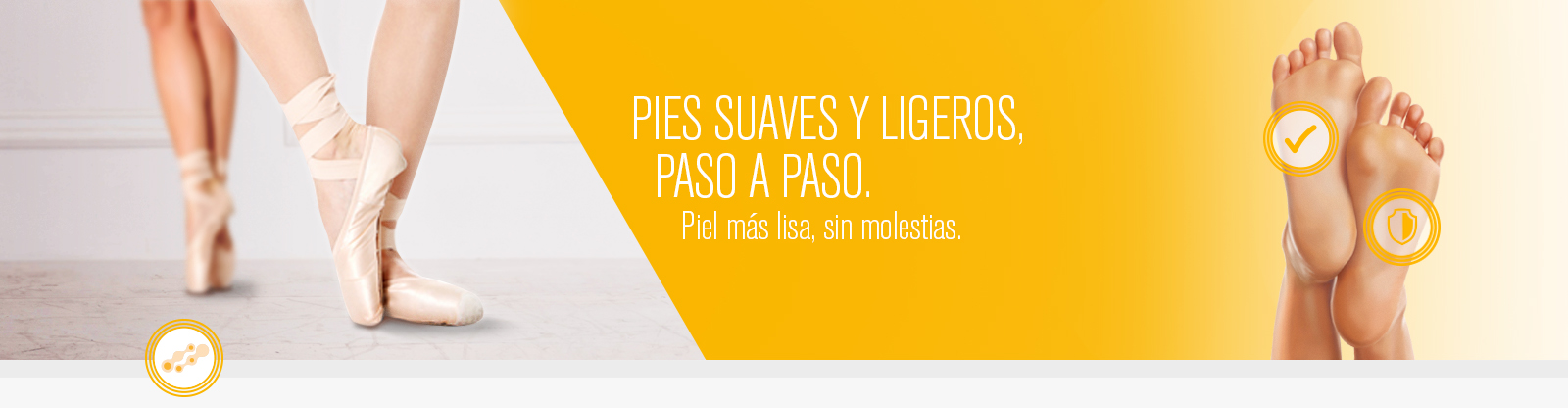 Podovis callosidades: Piel lisa y suave sin callos ni durezas