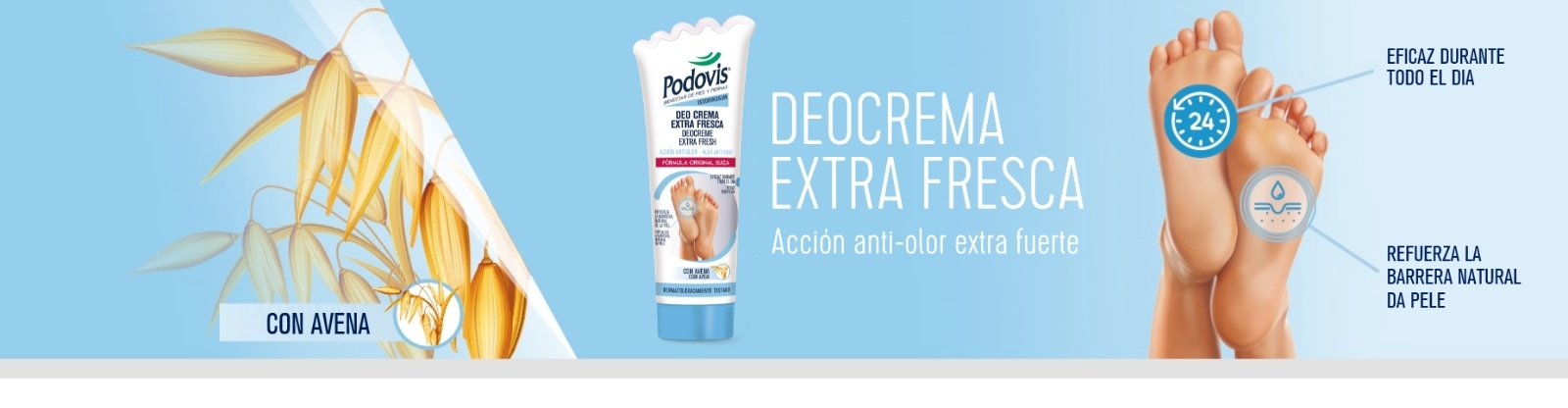 Podovis: Deocrema 48 horas, acción antiolor extrafuerte durante 48 horas